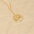 Trendy Hollow Tree of Life Custom Name Necklace - Myths Jewels