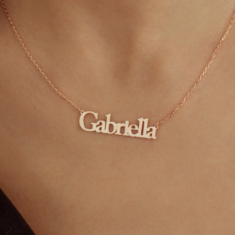 Beautiful Dazzling Custom Name Necklace - Myths Jewels