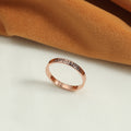 Copper Simple Custom Name Ring - Myths Jewels