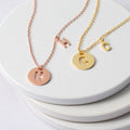 Light Luxury Round Custom Name Necklace - Myths Jewels