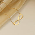 Exquisite Infinity Loop Custom Name Necklace - Myths Jewels