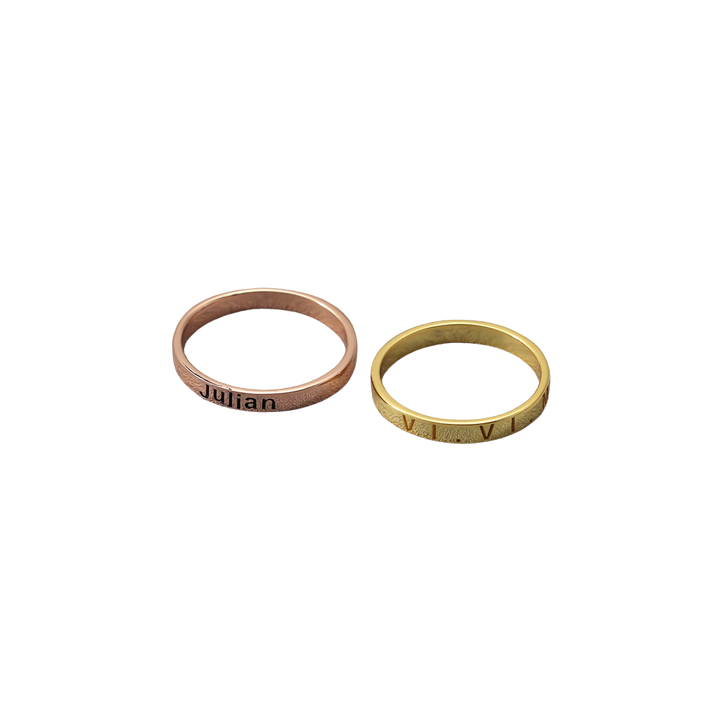 Timeless Engraved Rings