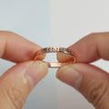 Copper Simple Custom Name Ring - Myths Jewels