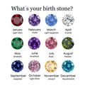 Noble Birthstone Custom Letter Ring - Myths Jewels